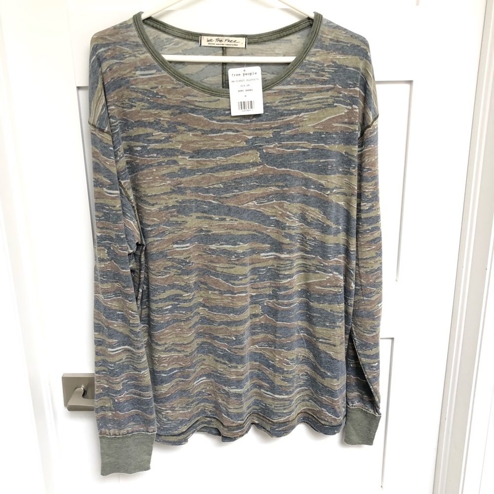 💠 Free People Arielle Long sleeves Top
